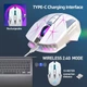 Мышь беспроводная с аккумулятором и подсветкой HXSJ T300 2,4GHz White - изображение 4