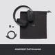 Bluetooth-гарнітура Logitech Zone Vibe 125 Wireless Headphones Graphite (981-001126) - зображення 8