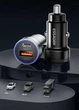 Автомобільний зарядний пристрій Essager 30 Вт USB і Type C в прикурювач - зображення 3