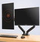 Кріплення настільне V-Star V160 для 2-х моніторів 17-27" Black - зображення 2