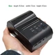 Портативный термопринтер чеков штрих-кодов Zjiang POS-5801 90 мм/сек USB/Bluetooth/COM Black - изображение 4