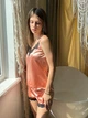 Піжама жіноча з атласу та мережива Felisiya Lingerie Помаранчевий 125-622/170 L (2000003487011) - зображення 2