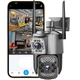 Двойная поворотная уличная WiFi камера видеонаблюдения uSafe OC-05DL-PTZ, с 2 объективами, 4 МП, 1080P - изображение 2