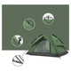 Палатка Naturehike чотиримісний автоматичний NH21ZP008 темно-зелений (6976023920660) - изображение 3