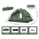 Палатка Naturehike чотиримісний автоматичний NH21ZP008 темно-зелений (6976023920660) - изображение 6
