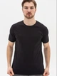 Футболка хлопковая длинная мужская Ray Premium Fit Unisex U0102 M Черная (RAY2000000023472) - изображение 5