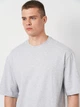 Футболка хлопковая длинная мужская Ray Oversize Unisex U0104M L/XL Серая (RAY2000000023786) - изображение 4