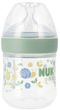 Butelka do karmienia Nuk For Nature S ze smoczkiem silikonowym Zielona 150 ml (4008600441182) - obraz 1