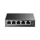 Комутатор TP-Link TL-SG1005LP 5xGE/4xPoE 40W некерований 250m - зображення 2