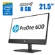 Моноблок HP ProOne 600 G4 All-in-One / 21.5" (1920x1080) IPS Touch / Intel Core i5-8500 (6 ядер по 3.0 - 4.1 GHz) / 8 GB DDR4 / 256 GB SSD + 500 GB HDD / Intel UHD Graphics 630 / WebCam б/у - изображение 1