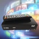 Цифровой тюнер DVB-T2 U 00б ресивер приставка к телевизору с поддержкой Wi-Fi адаптера и пультом - изображение 1