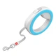 Поводок-рулетка для собак WAUDOG R-leash, круглая, XS-M, до 40 кг, 2,9 м, светоотражающая лента голубой - изображение 3