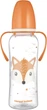 Стандартная бутылочка Canpol Babies Cute Animals Лисичка с ручками 250 мл (11/845_ora) - изображение 1