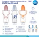 Стандартная бутылочка Canpol Babies Cute Animals Лисичка с ручками 250 мл (11/845_ora) - изображение 4