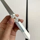 Настенные часы DIY 3D "Realm Mid" черные - Большие бескаркасные 3Д часы 70 см, самоклеящиеся (1011254) - изображение 12