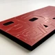 Настенные часы DIY 3D "Realm Mid" красные - Большие бескаркасные 3Д часы 70 см, самоклеящиеся (1011954) - изображение 7