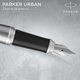 Pióro wieczne Parker Urban Metro Metallic CT Fountain Pen Niebieskie (3501179316055) - obraz 4