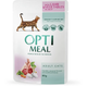 Вологий корм для дорослих кішок Optimeal for adult cats набір #3 (3+1) 85 г х 8 шт упаковка - изображение 3