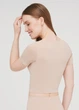 Топ з коротким рукавом та круглим вирізом Giulia CROP T-SHIRT L/XL Beige-naturale - зображення 7