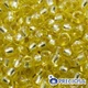 Бисер 08286 Чешский Preciosa 10/0, Кристалл Прозрачный CTCLS, Желтый, Круглый, 50 г - изображение 2