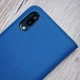 Кожаный чехол книжка для телефона Asus Zenfone 4 (ZE554KL) от Jk-case, синий - изображение 6