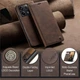 Чохол книжка Caseme з магнітом для Xiaomi Redmi 13 кавовий - зображення 3