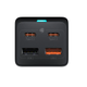 Сітчастий зарядний пристрій Baseus GaN3 Pro Desktop Powerstrip AC+2U+2C 65W EU Black - зображення 3