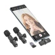 Бездротова мікрофонна система BOROFONE BFK12 Trophy подвійна (iP/Type-C) Black - изображение 7
