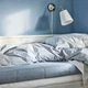 Матрас IKEA ÅGOTNES светло- синий жесткий 80х200 см 104.808.53 - изображение 2