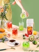 Блендер на акумуляторі для коктейлів та фрешів міні JUICER KS-FSV8 W14 M - изображение 2