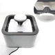 Фонтан напувалка автоматична для домашніх тварин Pet Water Fountain USB сіра - изображение 2