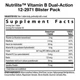 Вітаміни Amway Nutrilite Vitamin B Dual-Action (120 шт) - зображення 8