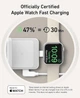 Зарядний пристрій Anker Magsafe MagGo 3-in-1 15w з блоком живлення 40w, для iPhone 17/17 Pro/17 Pro Max, iPhone 16/15/14/13/12 Series White (A2557) - зображення 5
