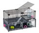 Модульная клетка для хомяков и мышей Ferplast Multipla Hamster с аксессуарами черная 72.5x37.5x42 см 57007217 - изображение 4