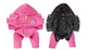 Комбінезон для собак та котів EcoToys Rose S малиновий A: 24 см B: 32 см C: 28 см 6958 - зображення 3