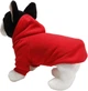 Худи для собак и котов EcoToys Red XL красное A: 37 см B: 43 см C: 29 см X-7061 - изображение 4