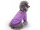 Кофта для собак та котів EcoToys Purple XS ряба фіолетова A: 20 см B: 31 см C: 19 см 7092 - зображення 6