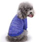 Кофта для собак и котов EcoToys Navy Blue XS рябая синяя A: 20 см B: 31 см C: 19 см X-7110 - изображение 4