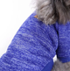 Кофта для собак и котов EcoToys Navy Blue XS рябая синяя A: 20 см B: 31 см C: 19 см X-7110 - изображение 5