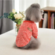 Кофта для собак и котов EcoToys Red S рябая красная A: 25 см B: 34 см C: 20 см 7105 - изображение 8