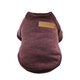 Кофта для собак и котов EcoToys Burgundy XS рябая бордовая A: 20 см B: 33 см C: 16 см X-7123 - изображение 7