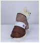 Куртка для собак и котов EcoToys Coffee-Grey S серо-коричневая A: 26 см B: 41 см C: 26 см 6940 - изображение 3