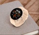 Смарт-годинник Lige YK02 GOLD з тонометром, пульсоксиметром, дзвінки AMOLED екран, 2 ремінці - зображення 7