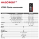 Цифровой анемометр HABOTEST HT605 0.7-30.0 м/с с датчиком температуры и влажности - изображение 6