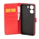 Чохол Idewei для Xiaomi Redmi 13C книжка шкіра PU з візитницею червоний - зображення 4