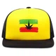 Кепка снепбек с сеточкой (Snapback) Конопля Черный с желтым 56-61р (9058) - изображение 3