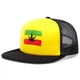 Кепка снепбек с сеточкой (Snapback) Конопля Черный с желтым 56-61р (9058) - изображение 4