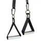 Ручки для еспандера та тренажера Ezous Aluminum Handles F-02-E комплектація 2шт Black-Silver - зображення 3