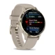 Смарт-годинник Garmin Venu 3s Soft Gold Stainless Steel Bezel with French Gray Case and Silicone Band (010-02785-52) - зображення 3