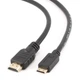 Кабель Cablexpert HDMI - mini-HDMI V 1.4 (M/M), 1.8 м, Black (CC-HDMI4C-6) - изображение 1